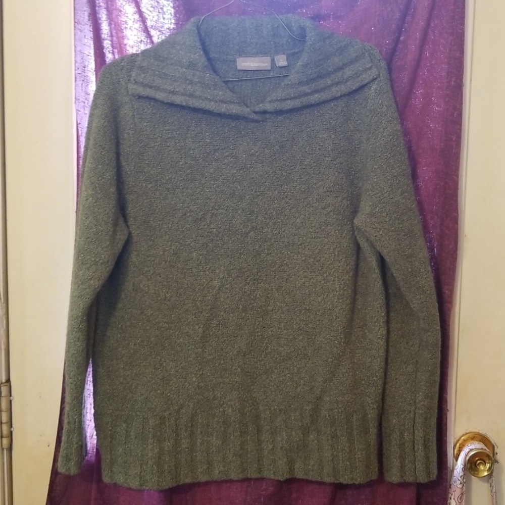 Green sweater